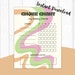 Groovy Printable Chore Chart, Kids Printable Chore Chart, Chore Chart ...