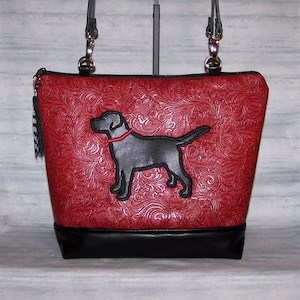 Bolso de mano para labrador: bolso de mano para labrador amarillo, negro o chocolate, hecho a pedido