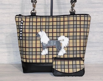 Chinese Crested Purse - Chinese Crested Handbag- Chinese Crested Bag - Made to Order