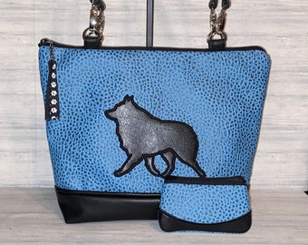 Schipperke Purse, Schipperke Handbag - Other Colors Available -Made to Order