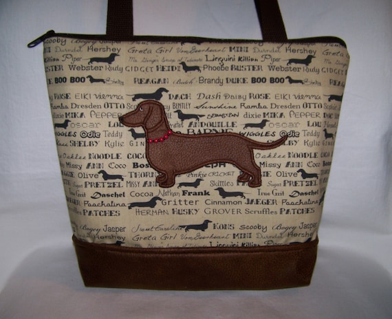 wiener dog purse