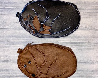 Dachshund Accessory Bags-Dachshund Change Purse- Dachshund Gift