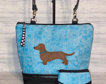 Dachshund Purse - Wiener Dog Purse  - Handbag - Purse - Shoulder Bag Made to Order