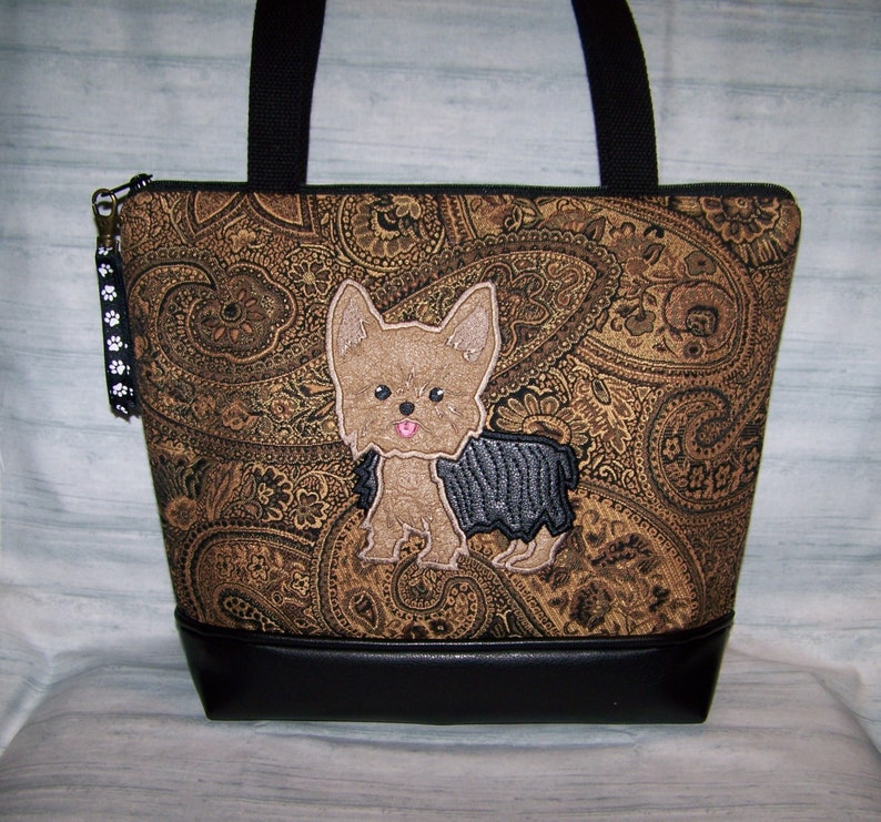 Yorkie Purse Yorkshire Terrier Purse Handbag Bag Made to Etsy