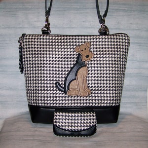 Bolso de mano Airedale Terrier, bolso de mano Airedale Terrier, bolso de mano, bolso de hombro
