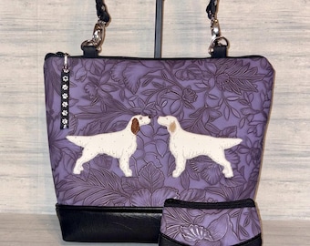 English Setter Purse- Irish Setter Handbag