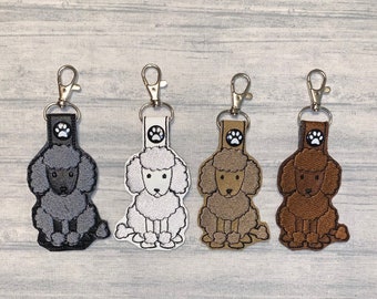 Poodle purse Charm, Poodle Key Chain, key fob