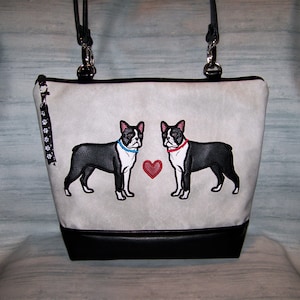 Monedero Boston Terrier - Bolso de mano - Bolso - Hecho a pedido