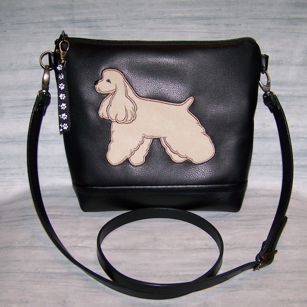 Cocker Spaniel Cross Body Bag - Cocker Spaniel Purse - Handbag - Bag  - Made to Order