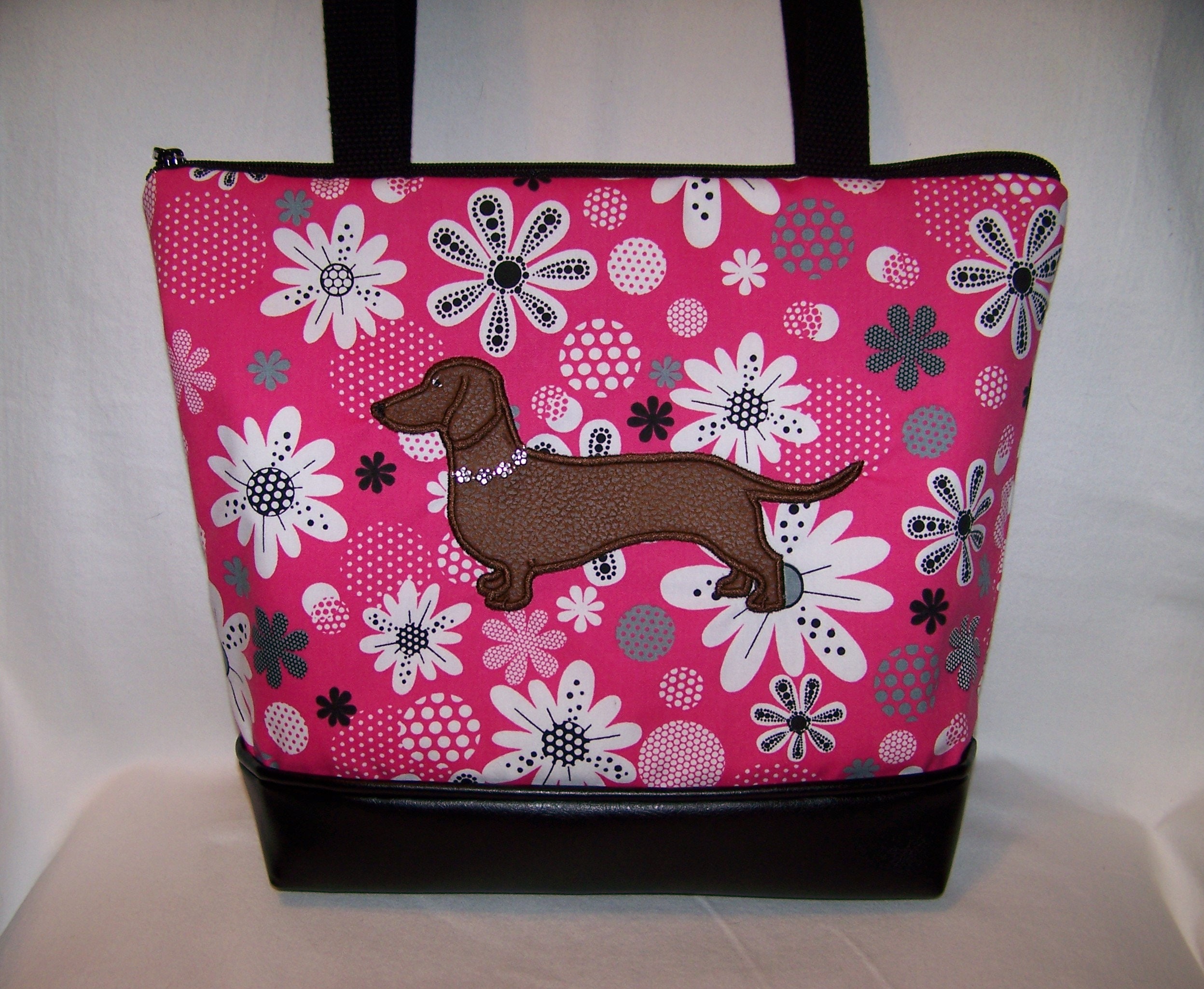 Dachshund Purse Applique Wiener Dog Purse Handbag Purse Etsy