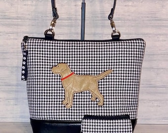 Labrador Retriever Purse - Yellow, Black or Chocolate Lab Handbag - Black Lab Bag  - Made to Order