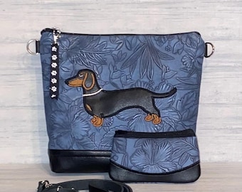 Dachshund Purse - Any color or type of Dachshund - Cross Body - Handbag - Purse - Made to Order