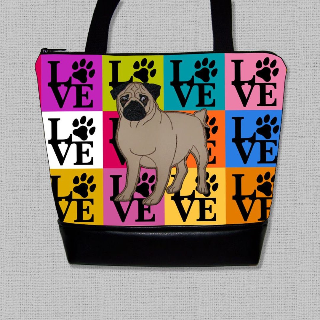 AFTER CHRISTMAS DELIVERY Pug Purse Pug Handbag Bag Made to Order Etsy