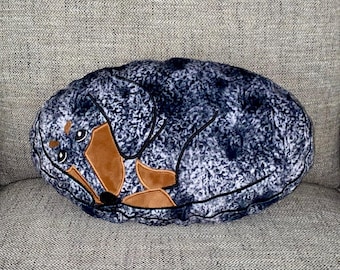 Dapple Dachshund Pillow: Soft Minky Doxie Decorative Pillow
