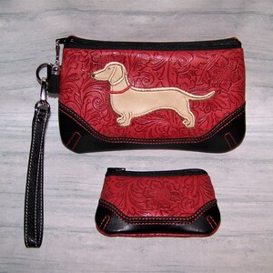 Bolso de mano o cartera para perro salchicha - Bolso de mano para perro salchicha - Bolso de mano o cartera para perro salchicha