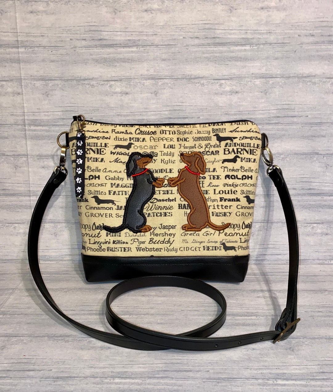 Dachshund Dog Crossbody Purse