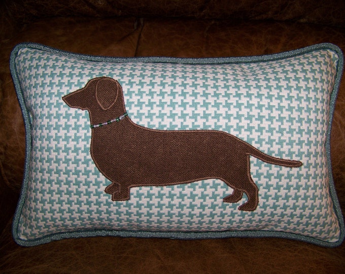 Dachshund Decorative Pillow Etsy