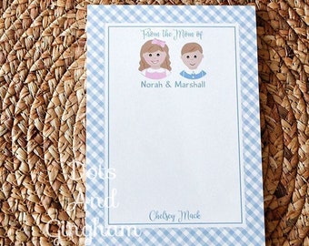 Personalized Mommy Notepad / From the Mom of Note Pad / Childrens Faces Note Pad / Mommy Note Pad / Mom