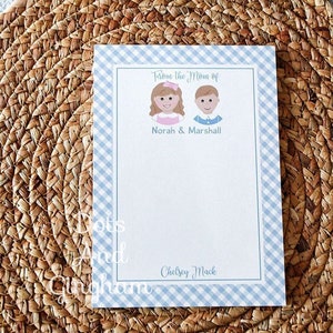 Personalized Mommy Notepad / From the Mom of Note Pad / Childrens Faces Note Pad / Mommy Note Pad / Mom
