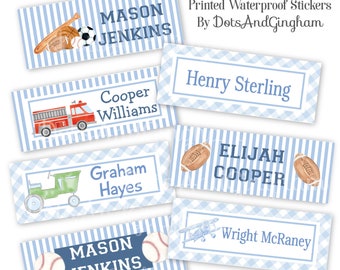 Waterproof Labels / School Supply Stickers / Watercolor Labels