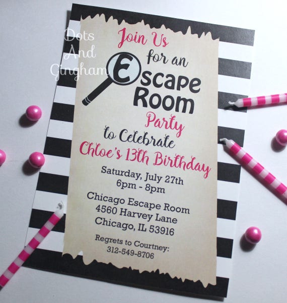 Escape House Invitation, Escape Area Occasion, Scavenger Hunt picture relating to Printable Escape Room titled Escape Space Invitation, Escape Space Celebration, Scavenger Hunt