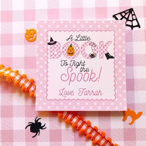 Kids Halloween Tags or Stickers / Halloween Book Tags