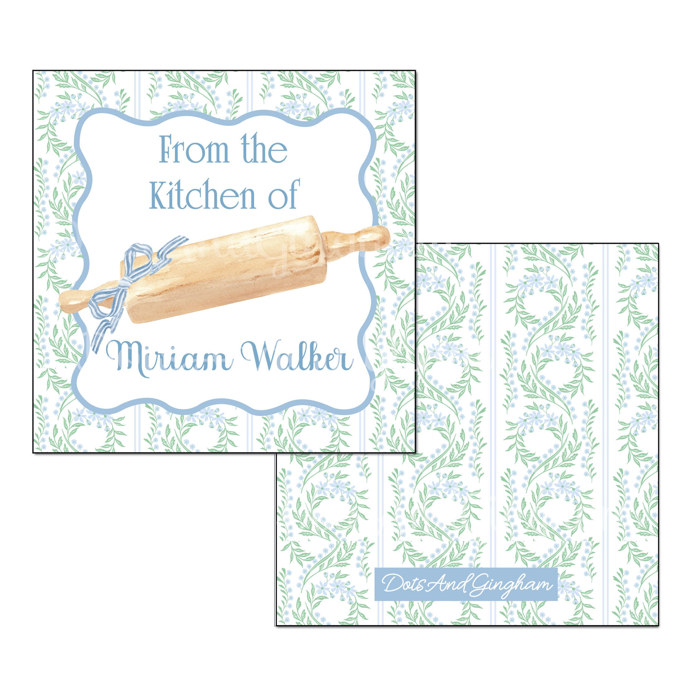 Kitchen Tags Kitchen Tags / From the Kitchen of Tags / Rolling Pin / Kitchen Gift ...