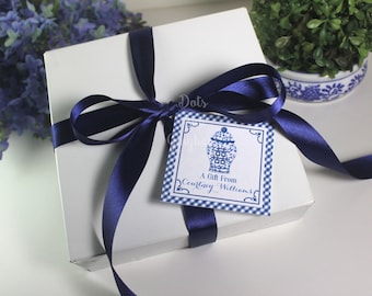 Ginger Jar Enclosure Cards, Tags, or Stickers / Chinoiserie Gift Tags