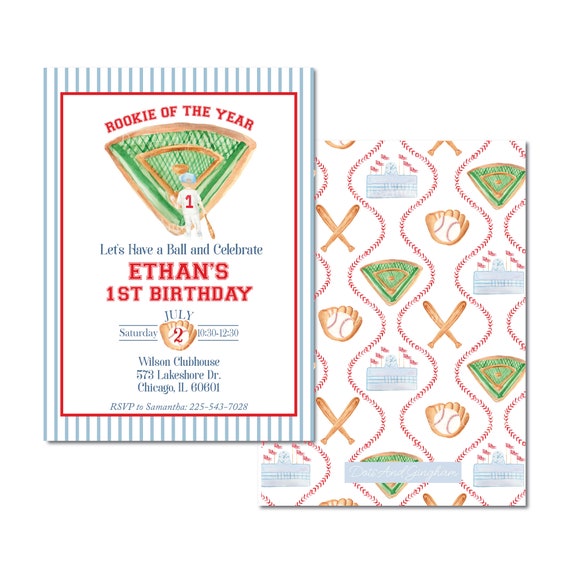 Baseball Birthday Invitation, Baseball Invite, Baseball Party, Printable Baseball Invitation, Vintage Baseball Birthday, Lil Slugger