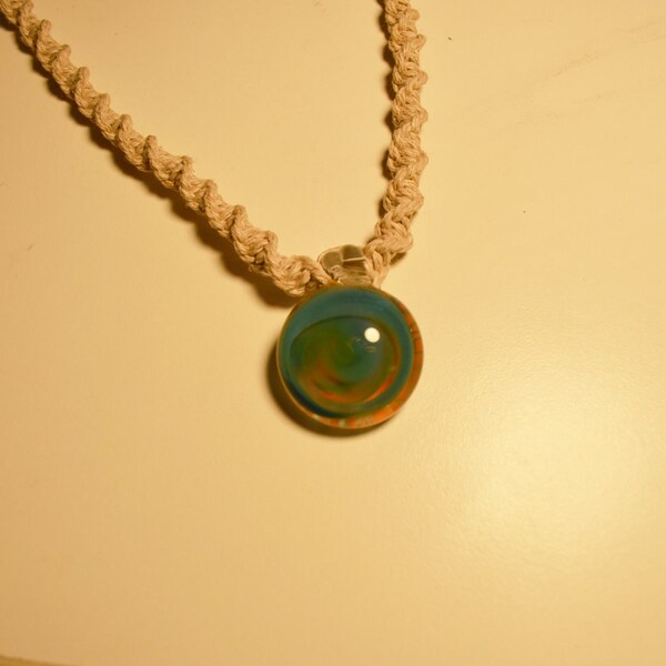 Hemp Necklace and Pendant