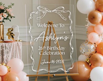 Birthday Entrance Signage : Chic Party Decoration
