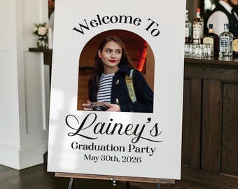 Graduation Photo Sign : Graduate Decorations