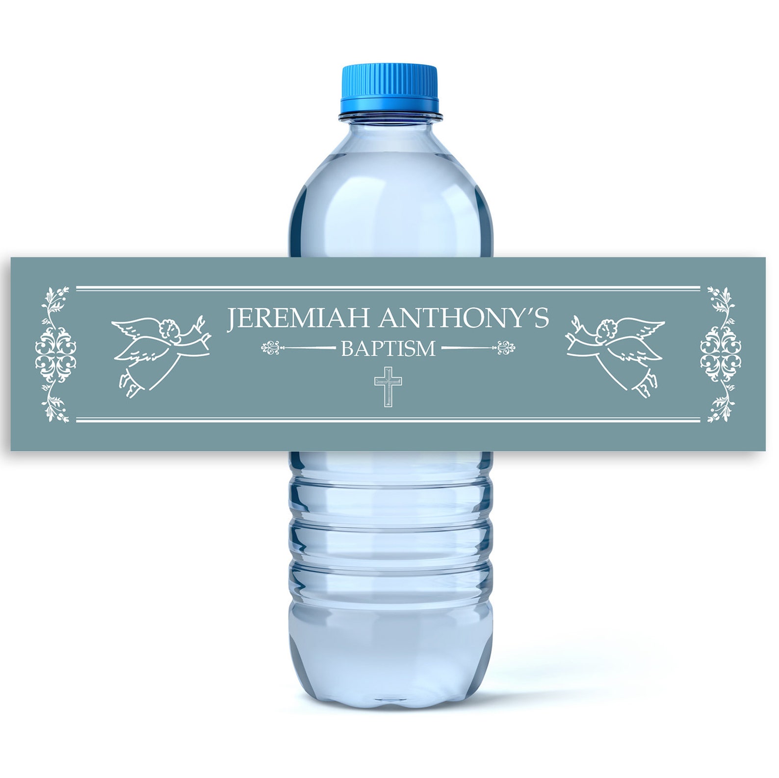 Baptism Water Bottle Labels Baptism Decorations Baptism Etsy
