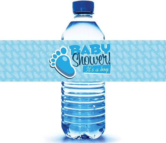 Baby Shower Water Bottle Labels