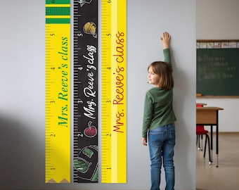 Classroom Height Chart, Teacher Decorations, Educator Decor