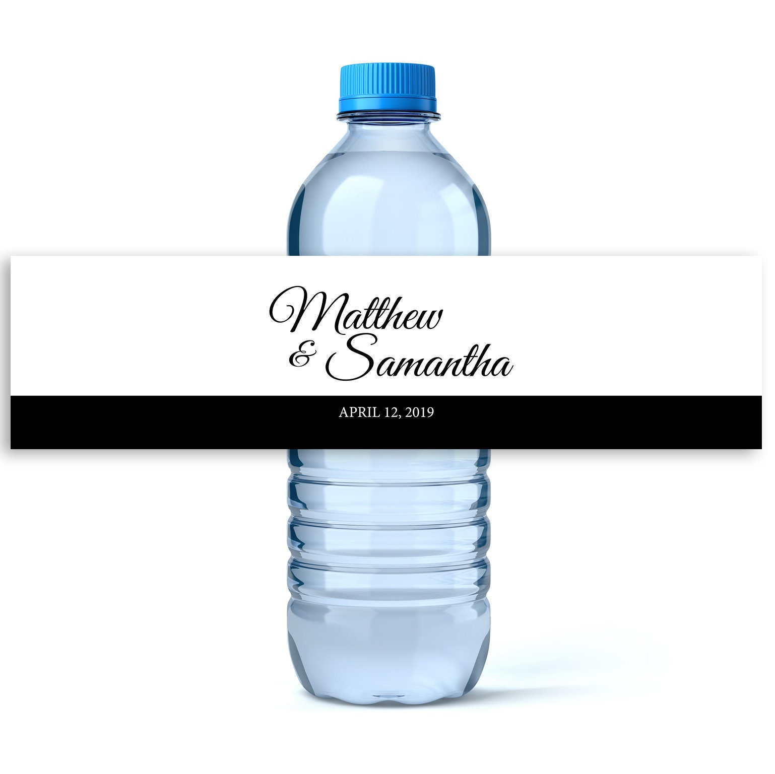 Water Bottle Label -Wedding Water Bottle Label - Waterbottle Label - Personalized Water Labels - Wedding Favor Ideas