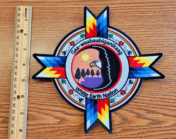 White Earth Nation Logo White Earth Reservation, Patch 8x8, Can Be Used