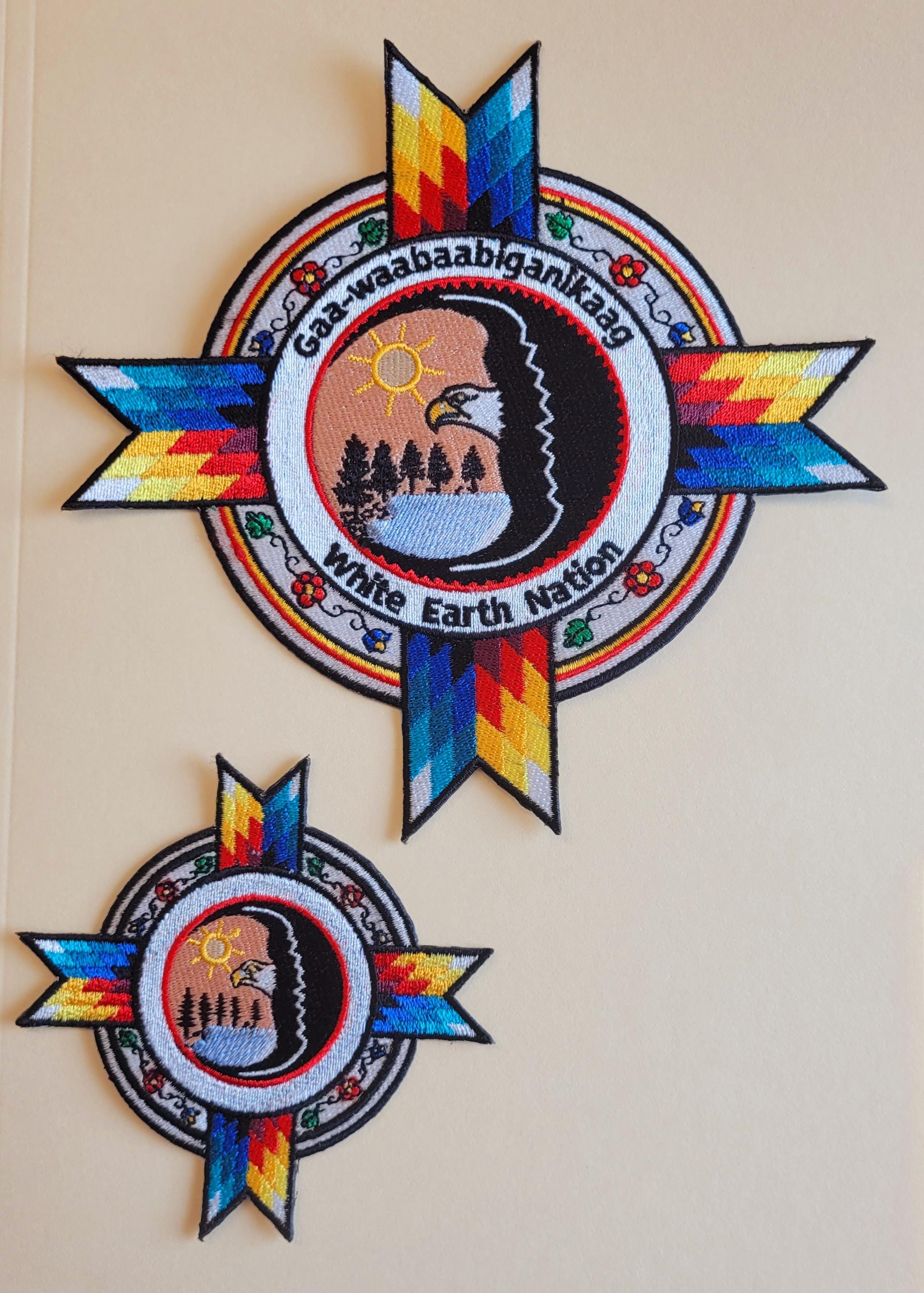 2 White Earth Nation Logo, White Earth Reservation, Patch 8x8