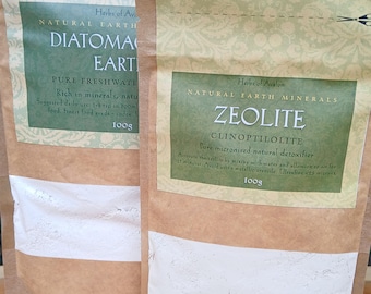 Multipack - Pure Zeolite 100g & Diatomaceous Earth Food Grade 100g