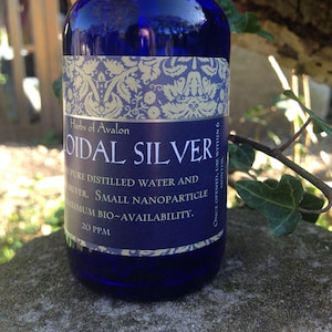 Pure Colloidal Silver Premium Quality 20ppm - Powerful Anti-Microbial