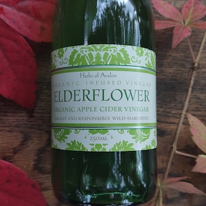 Wild Elderflower Infused Organic Cider Vinegar