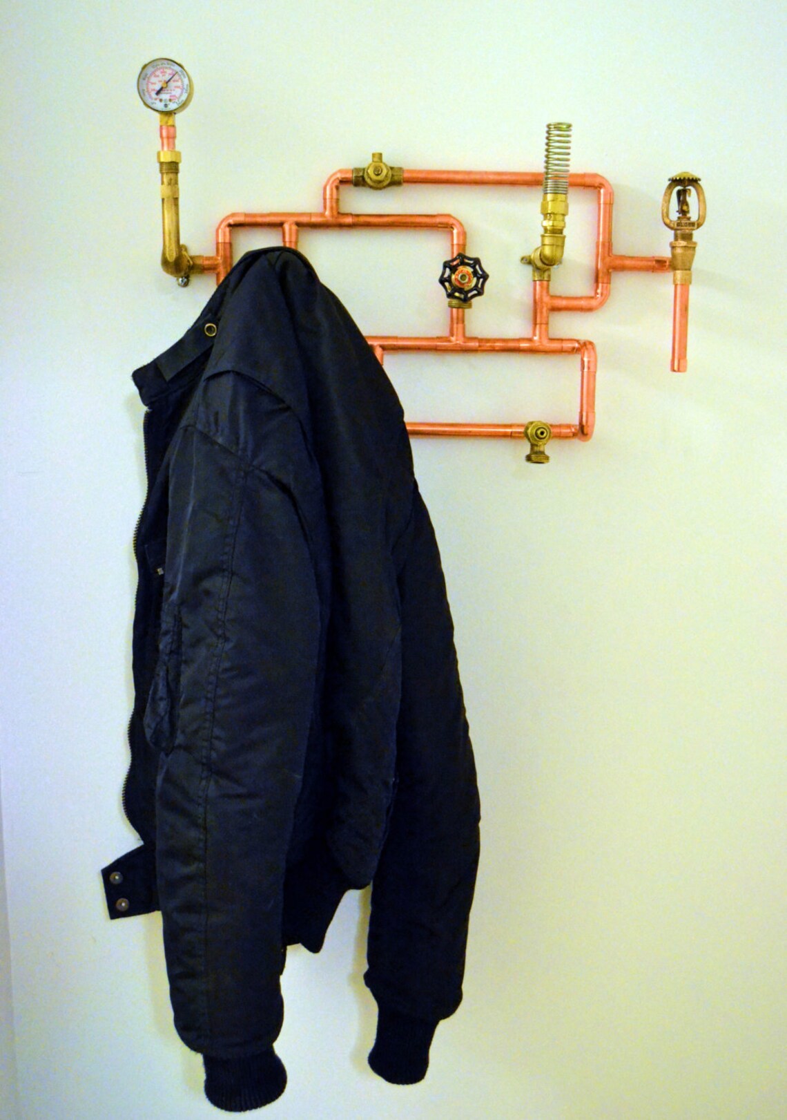 SOLD Steampunk Industrial Coat Rack - Etsy