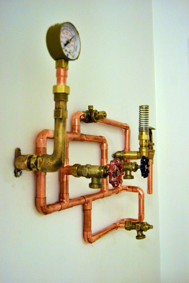 SOLD Steampunk Industrial Coat Rack - Etsy