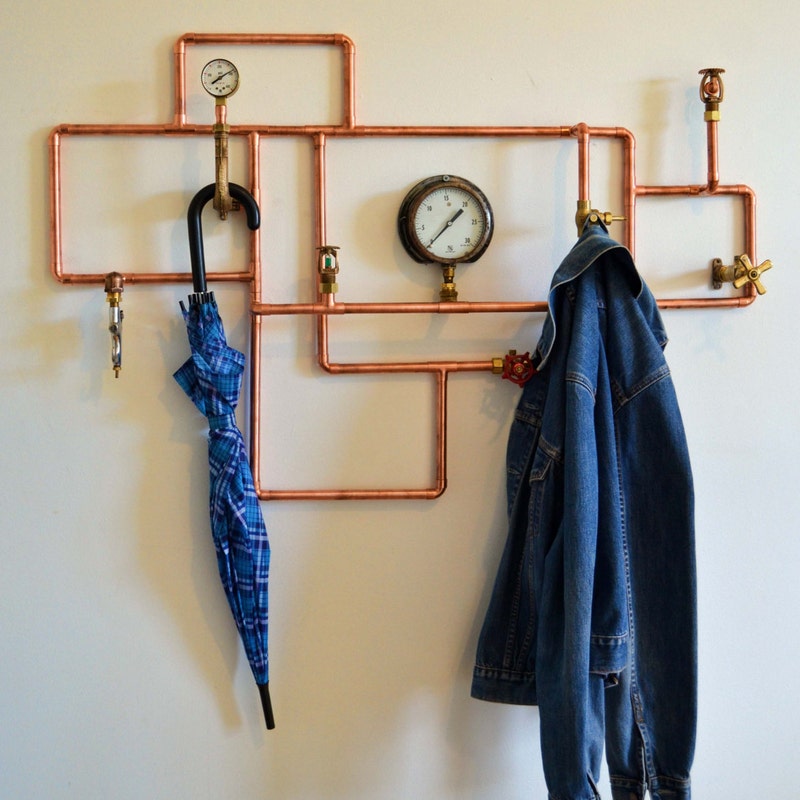 Steam Punk Rear Back Rack Steampunk Hat Rack - Etsy