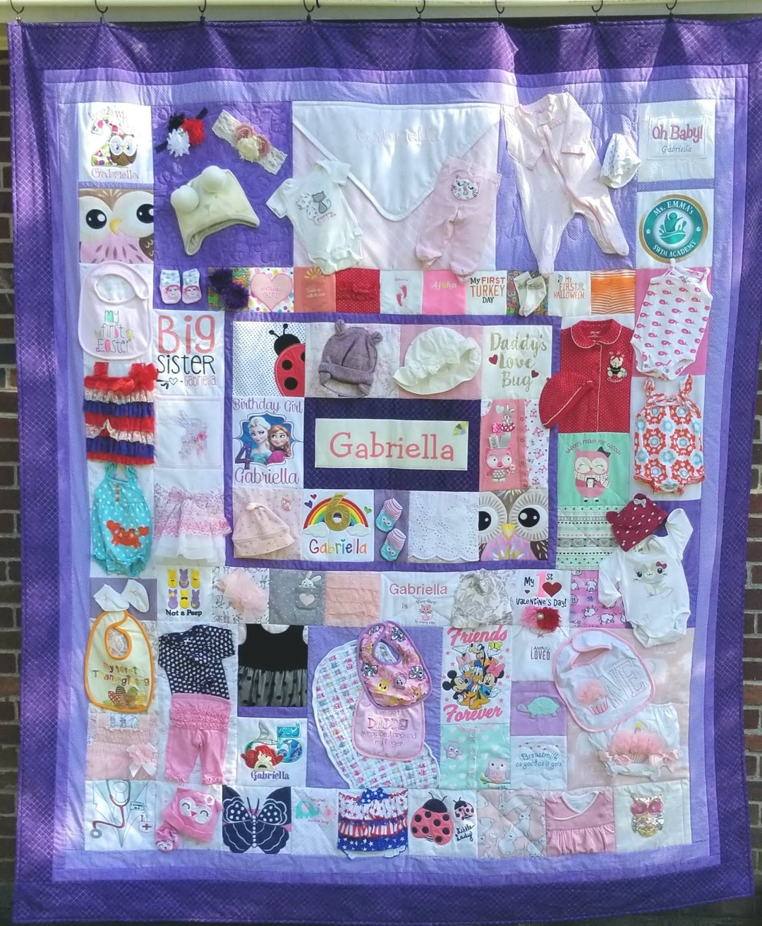 Keepsake Quilt, Baby Clothes Quilt, T Shirt Quilt, Custom Quilt, Baby ...