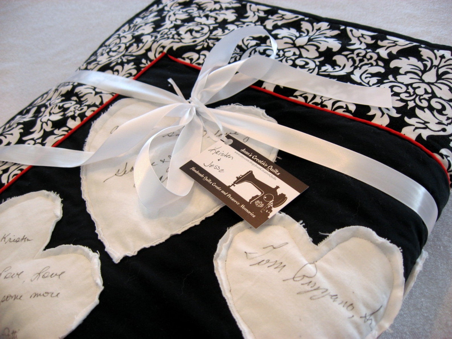 Wedding Guest Book Quilt Unique Wedding Guest Book Wedding Etsy