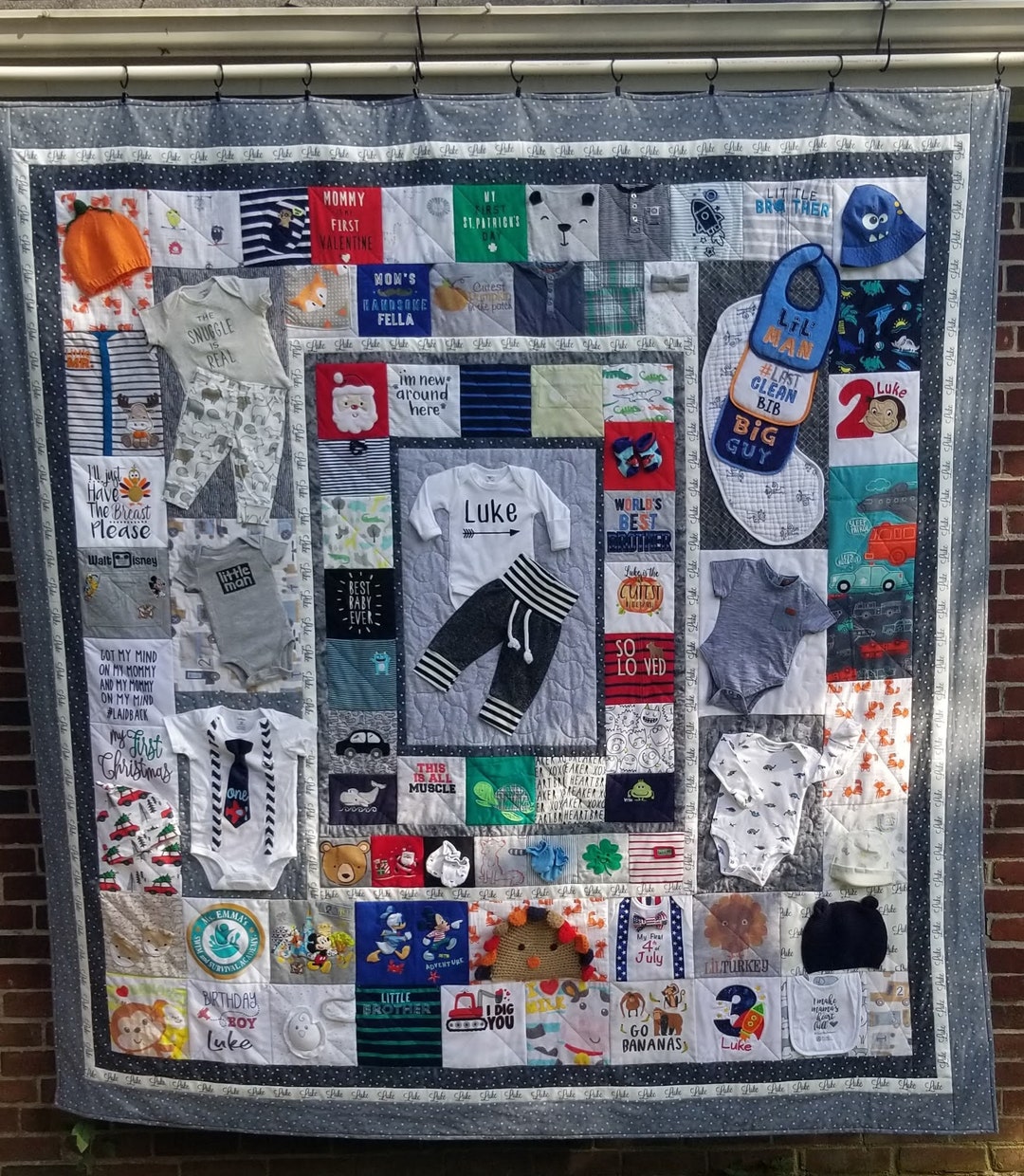 Baby Clothes Quilt, Memory Quilt, Memorial Quilt, DEPOSIT - Etsy