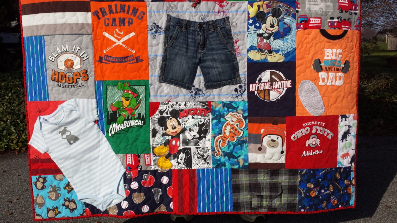 Memorial Quilt Memorial Blanket Memorial Tshirt Quilt Etsy