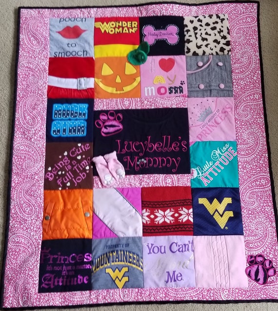 Pet Memorial Quilt: Custom Fur Baby Keepsake (DEPOSIT)