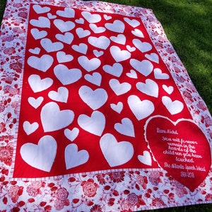 Custom Signature Quilt: Unique Wedding Guestbook Alternative, DEPOSIT